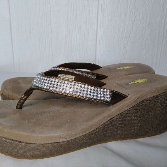 Volatile Women's Fairy Dust Wedge Sandal Sz 7 - Picture 6 of 9